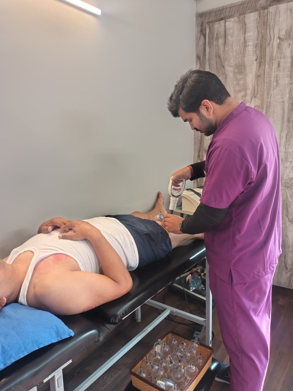 Manual therapy session